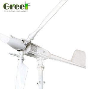5kw High Output Low Speed Start Up Pitch Control Hybrid Wind Turbine