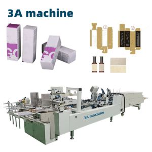 Quality CQT 800 Cardboard/Corrugated Straight Line Box Folding and Gluing Machine with Feature for sale