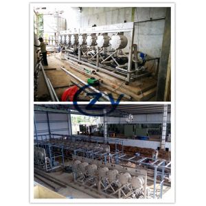 Fresh Cassava Tapioca Starch Machine / Tapioca Processing Plant Multicyclone