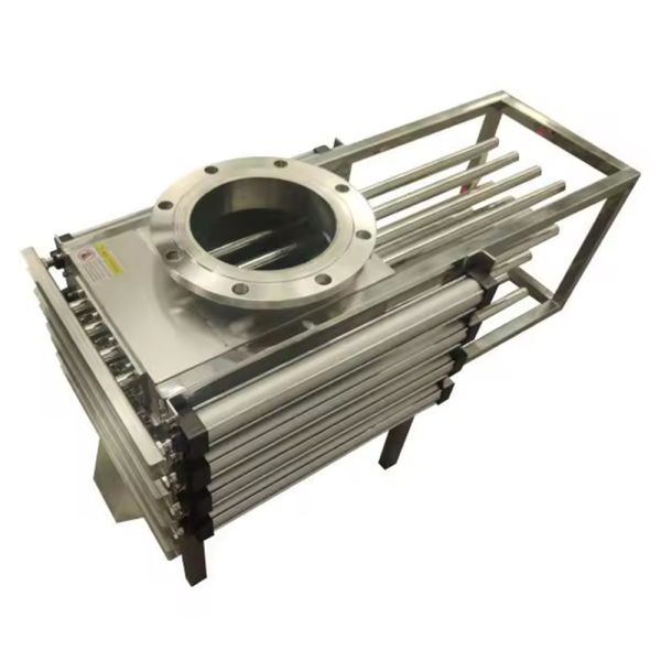 Customized stainless steel grid magnetic separator with seal 12,000 Gauss powder pneumatic magnetic separator equipped with powerful magnetic rods for