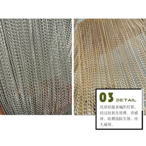 Decorative lighting chain link chandelier designer lamp (WH-CC-04)