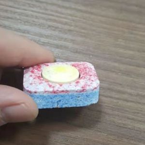 Solid Dishwashing Block Tablet Press Machine Production Line 100KN Pressure