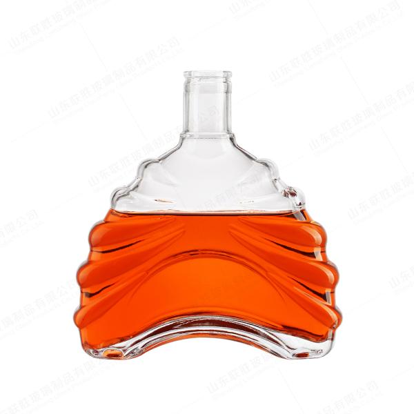 Hot Stamping Design Custom Size Accepted Glass Bottles for Whisky Gin Tequila Liquor