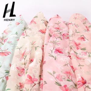 ODM Polyester Woven Fabric Chiffon Printing For Dress Garment