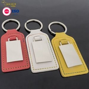 Genuine Leather Bronze Key Chain Customized Personalised Keychain Automotive Key