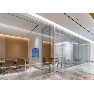 Quality Open-Plan Partitioning Systems 90 series Frameless Glass Partition for office division for sale