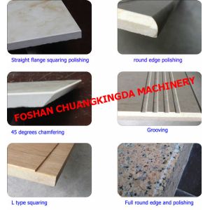 Marble Stone Granite Ceramic Tiles Stair Step Grooving Round Edge Machine