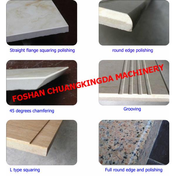 Marble Stone Granite Ceramic Tiles Stair Step Grooving Round Edge Machine