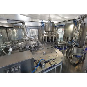 Super Juice Drink / Tea Filling Equipment Industrial Bottle Washing Machine