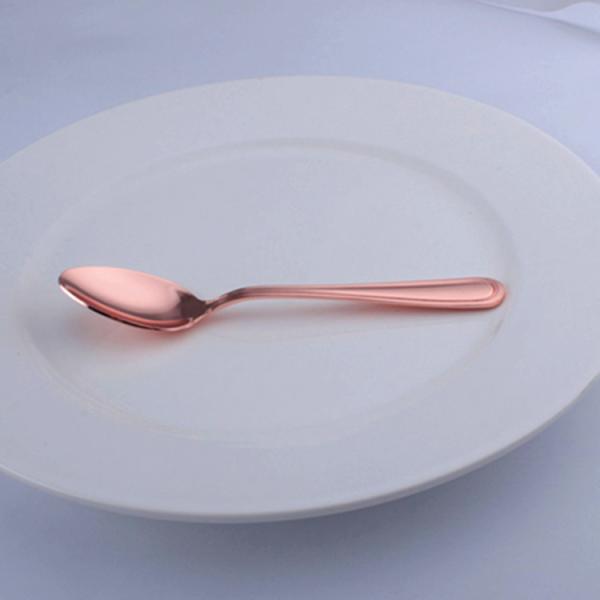 Buy Newto Stainless steel cutlery/rose color flatware/wedding cutlery/tea spoon at wholesale prices