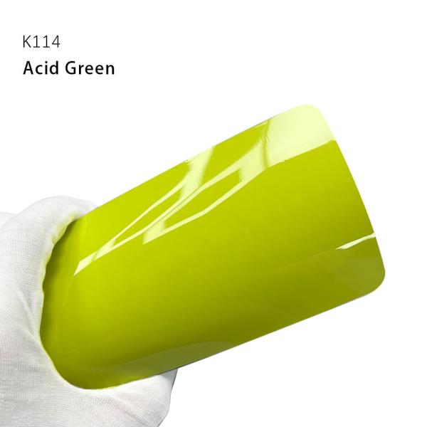 K114 Acid Green TPU Color Car Paint Protection Film Scratch Anti PPF