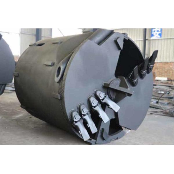 Soil Drilling Rig Foundation Drilling Tools Cleaning Drilling Bucket with V19 / V20 Teeth type