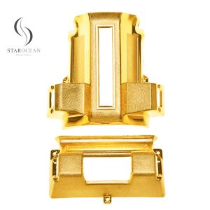 Gold Plating ABS Custom Coffin Corners Set American Style High Durability 7#G