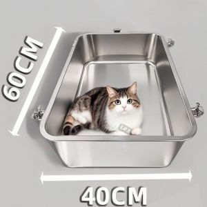Waterproof UV Sanitization Smart Litter Box Waste Receptacle