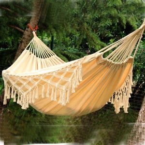 Extra Large Hammock Cream White Pure Cotton 2m Hammock