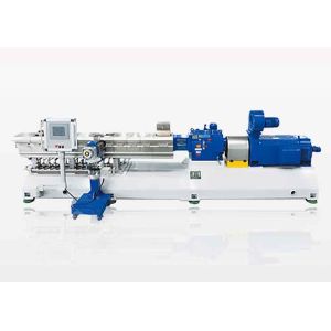 Buy cheap High Efficiency Plastic Compounding Machine Co Rotating Twin Screw Extruder from wholesalers