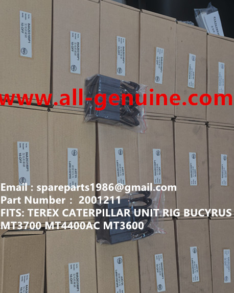 2001211 CARBON BRUSH GE TEREX UNIT RIG BUCYRUS MT4400AC MT5500 MT3600 NTE240 NTE260 NHL DUMP TRUCK HAULER MINING