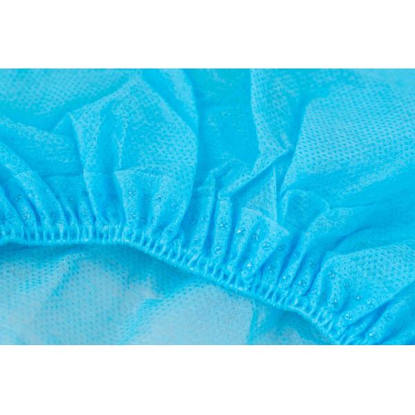 MDR CE Anti Bacterial Disposable Medical Doctor Cap With Elastic Rubber At Back