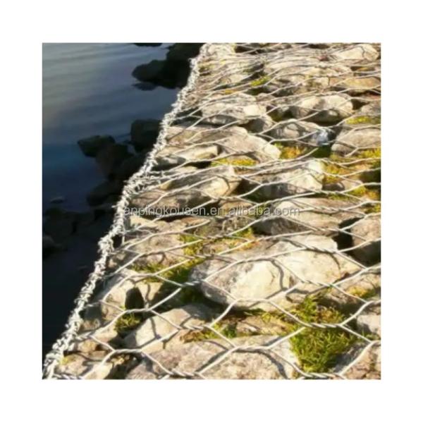 Durable Woven Mesh Galvanized Gabion Baskets for Long Lasting and Sturdy