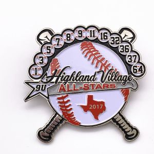 Promotional Personalised Pin Badges , Custom Made Enamel Pins With Epoxy