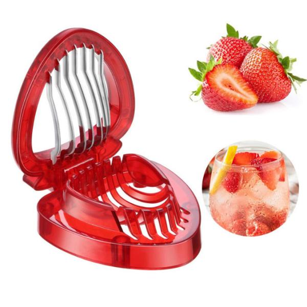 Buy Stem Remover Strawberry Cutter Tool Huller Set Kitchen Gadgets at wholesale prices