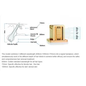 new price 808nm diode laser hair removal machine from vcalaser