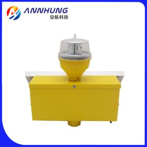 PC and SS304 Material Low Intensity Aviation Obstruction Solar Light