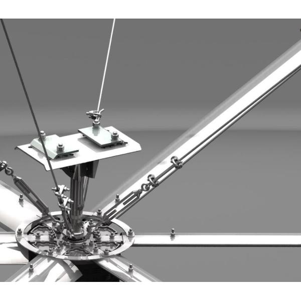 Buy 24FT Pmsm Air Vent Commercial Garage HVLS Ceiling Fan at wholesale prices