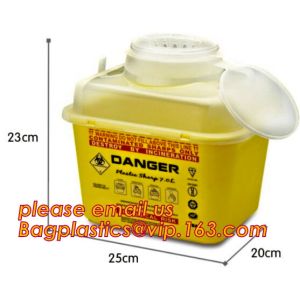 Medical disposable sharp container,Wholesale disposal plastic medical sharp