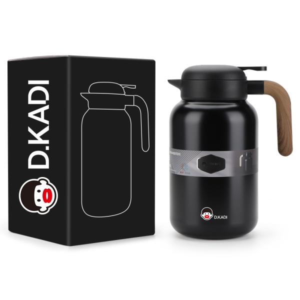 1300ml 2000ml Double Wall Stainless Steel Vacuum Insulated Coffee Carafe Thermos