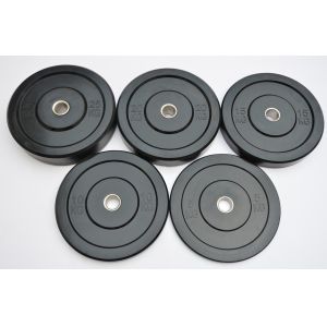 45 Lb Rubber Weight Plates Green Weightlifting Bumper Plate 51mm