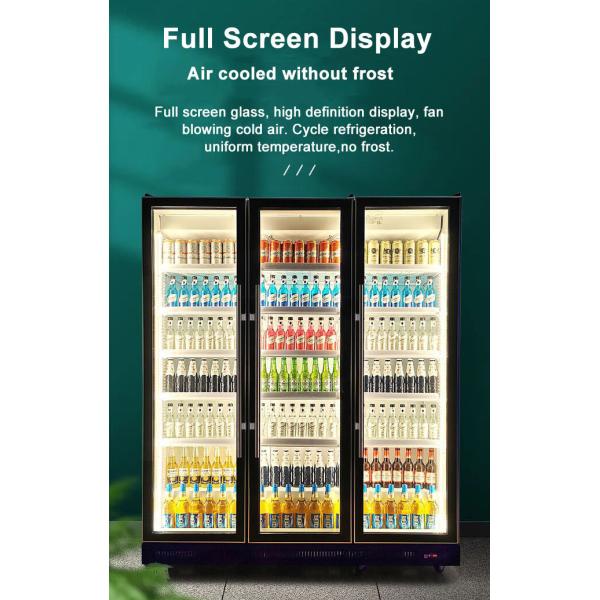 Deluxe Appearance Fresh Keeping Fruit Vegetable Cold Drink Display Chiller