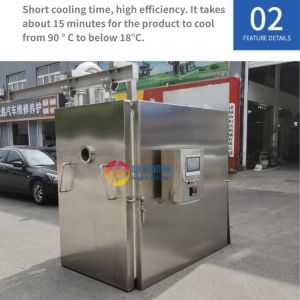 Vacuum Cooling Machine for Fast Cooling of Cooked Food Bakery Products Bread and