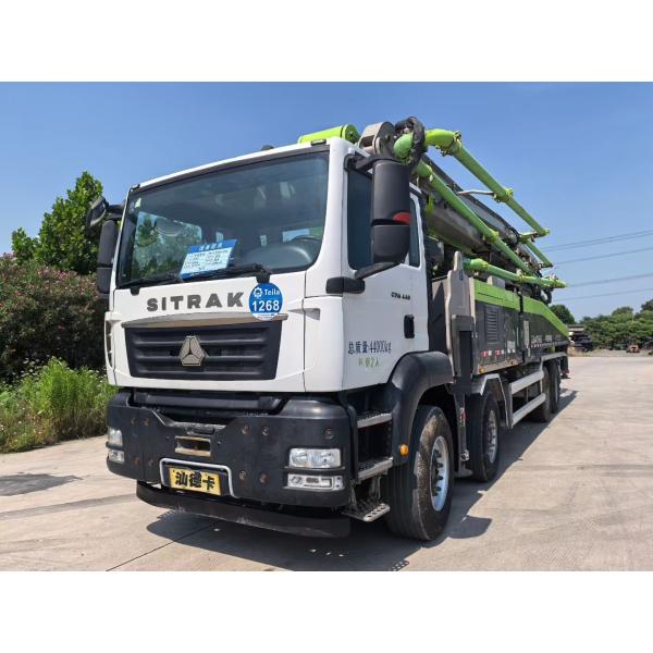 Buy Used Zoomlion 56m Concrete Pump Truck 2021 Model 180 m³/h Output at wholesale prices