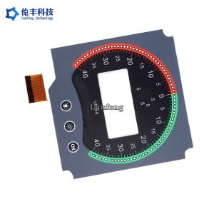 Dashboard Polyester PET Membrane Switch Keyboard With FPC Circuit