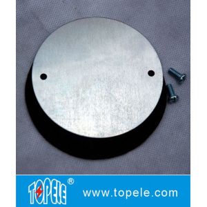 Flat One Gang Aluminum Stamped Cover , Weatherproof Electrical Outlet Boxes