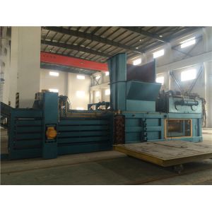 China Hydraulic Drive Horizontal Baling Machine Full Automatic 9400*4000*3600 mm on sale