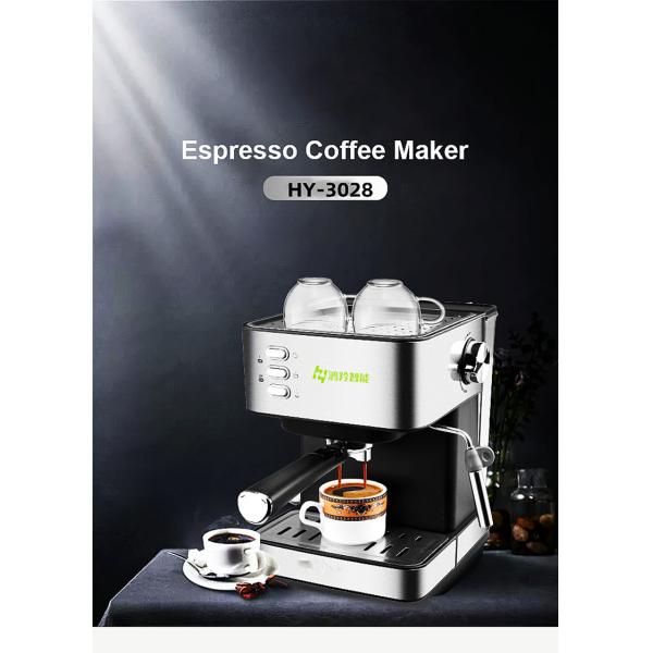Portable Electric Espresso Coffee Machine Made of Stainless Steel for Home and Office