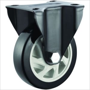 plastic platform trolley with folding handle 300kg