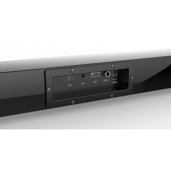 2.1 Channels Bluetooth Soundbar With Wireless Subwoofer 50Hz 18kHz Response Frequency