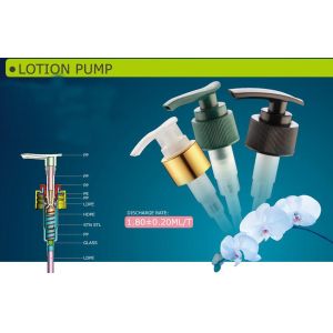 Plastic Screw Lotion Pump, 1.8±0.20ml/T, 24/410,24/415,28/400,28/410,28/415