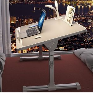 Customized Wooden Height Adjustable Manual Lifting Tea Desk for Office