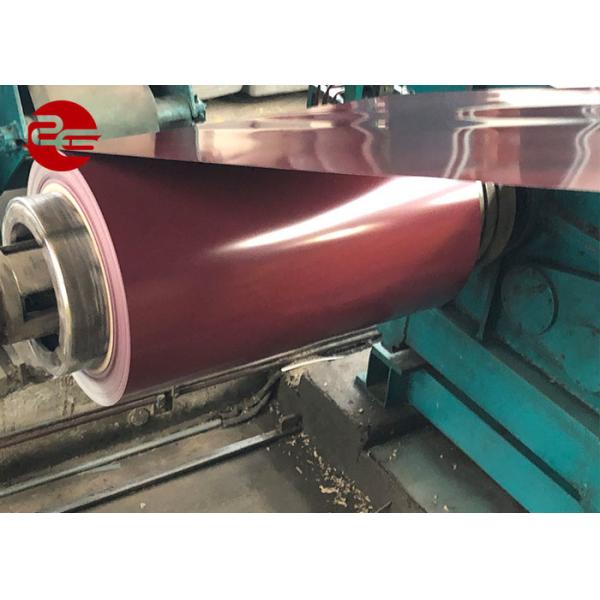 Ral Colors Precoated Steel Sheet With Zinc Coating , 3MT - 5MT PPGI Color Coated