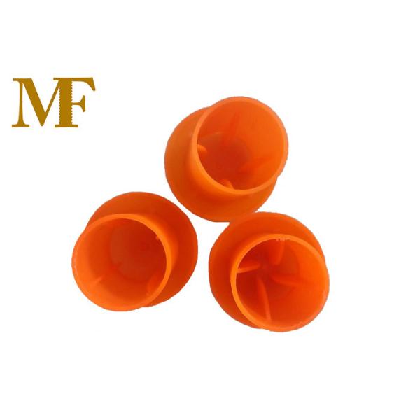 Buy Protective Orange Rebar End Caps High Visibility Scaffold Safety at wholesale prices