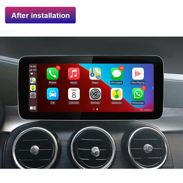 Right Peptide Mercedes Benz Head Unit Android 10 Car Audio 12.3 Inch 64GB