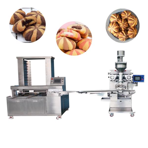 Buy PLC Control Chocolate Filling Cookie Production Line Equipment at wholesale prices