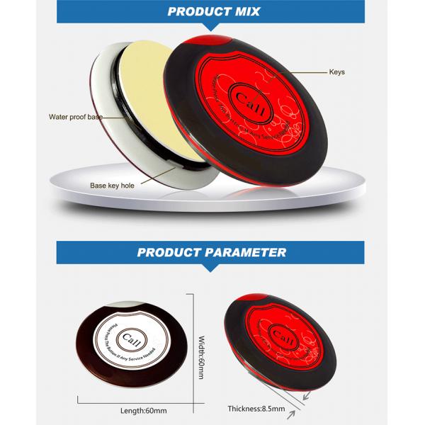 sticker customizable restaurant call system wireless call button