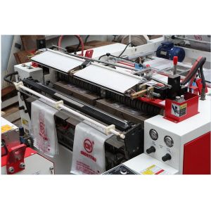 Fast Food Delivery T Shirt Bag Making Machine 250pcs/Min , Eco Friendly Plastic