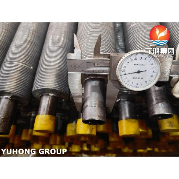 Extruded Finned Tube ASTM A179 With AL1060 Fins For Heat Exchanger