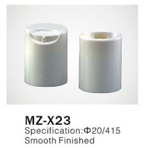 China Φ20/415 Plastic Push Pull Disc Top Cap for cosmetic plastic bottle closure,smooth finished on sale